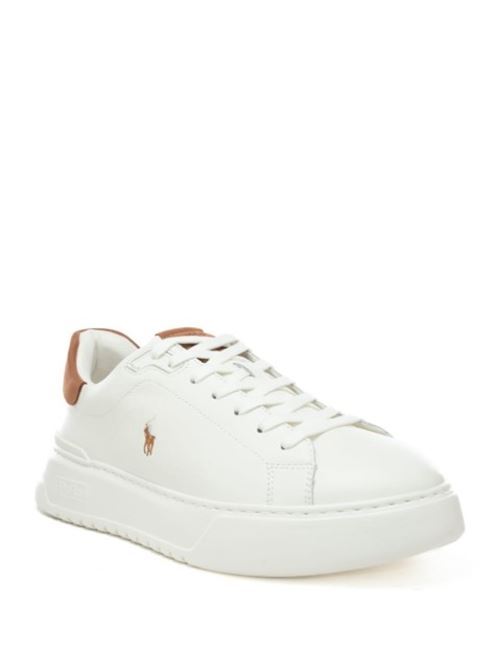 rlite court-sneakers-low top lace POLO RALPH LAUREN | RLITE COURT.OFF WHITE/TAN